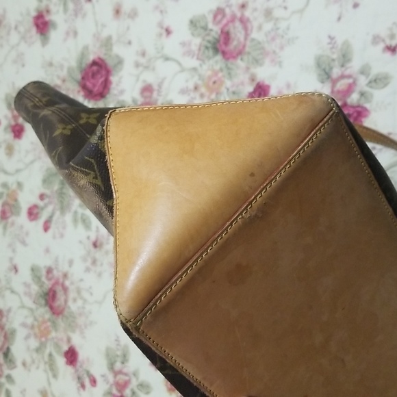 Louis Vuitton Monogram Cabas Mezzo shoulder bag authentic vintage parse - Picture 6 of 14